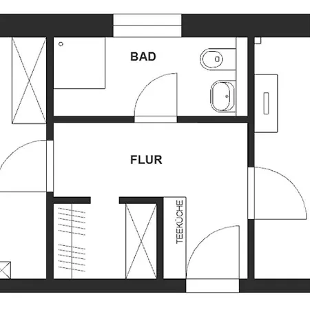 Quaduxenbarg Appartement Rüggow Buitenkant foto